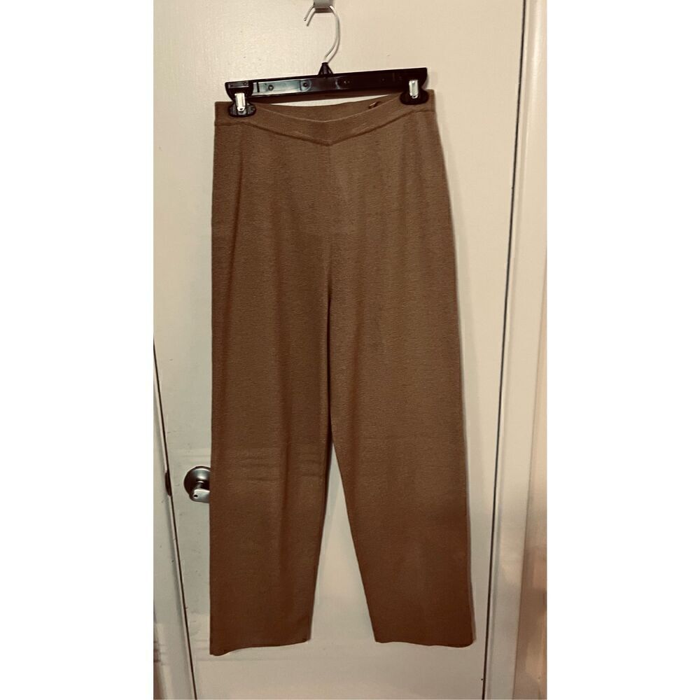 DUE per DUE Collection Tan Knit Pants Size S